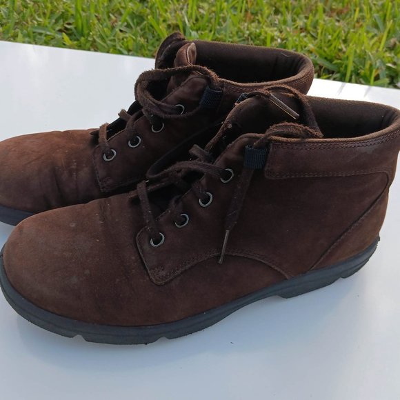 Rockport Men's Leather  boots size 5.5 brown Grade School kids - Picture 4 of 16